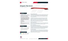 Federal Signal Allegiant - Max Serial Fire/EMS Light Bar - Brochure