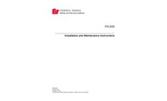 Federal Signal Rumbler - Model PA300-100 100 Watt - Emergency Vehicle Siren - Manual