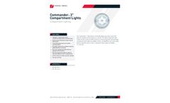 Federal Signal Commander - Model 3 Inch - LED Compartment Lights - Brochure