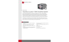 Federal Signal - Model DS100X - 100W - Hazardous Location Amplified Speaker - Datasheet