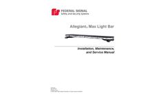 Federal Signal Pro - LED Beacon Light - Datasheet