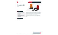 Federal Signal Renegade - LED Beacon - Datasheet