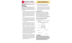 Federal Signal Renegade - LED Beacon - Manual