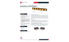 Federal Signal QuadraFlare SignalMaster - Directional Warning Light - Datasheet