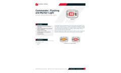 Federal Signal Commander - Flashing and Marker Light - Datasheet
