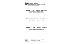 Federal Signal Litestak - Model LSB, LSBS, LSL, and LSLD - Incandescent Status Indicator - Manual