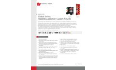 Federal Signal Custom Global Series - Model G-MSC - Hazardous Location Custom Fixtures - Datasheet
