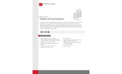 Federal Signal - Model RSL-WML and RSL-WMH - Radiant Wiring Modules - Datasheet