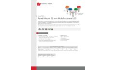 Federal Signal - Model PM22L - Panel Mount 22mm Multifunctional LED - Brochure