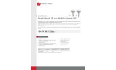Federal Signal - Model PM22L RGB - Panel Mount 22mm Multicolor LED - Brochure