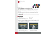 Federal Signal Commander - Model 371LED - LED Rotating Warning Beacons - Brochure