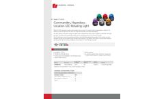 Federal Signal Commander - Model 371LEDX - Hazardous Location LED Rotating Light - Brochure