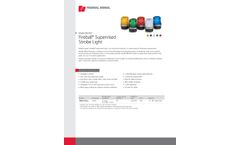 Federal Signal Fireball - Model FB24ST - Supervised Strobe Warning Light - Datasheet
