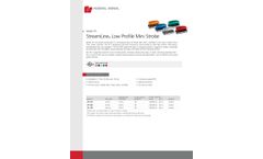 Federal Signal StreamLine - Model LP1 - Low Profile Mini Strobe - Datasheet