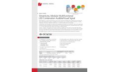 Federal Signal StreamLine - Model SLM500 - Modular Multifunctional Combination Audible/Visual Signal - Datasheet