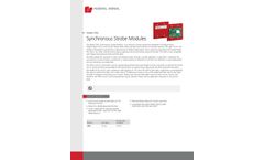 Federal Signal - Model SSM - Synchronous Strobe Module - Datasheet