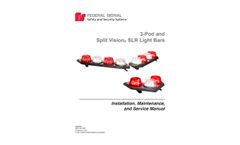 Federal Signal Three-Pod Split Vision - Model SLR - Light Bars - Manual