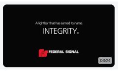 Federal Signal Integrity Lightbar - Video