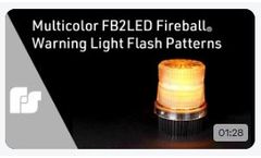 Multicolor FB2LED Fireball Warning Light Flash Patterns - Video