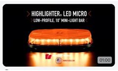 Federal Signal HighLighter LED Micro Mini-Light Bar - Video