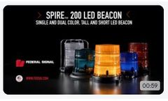 Federal Signal Spire 200 LED Beacon - Video