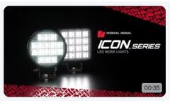Federal Signal ICON Series LED Work Lights - Video