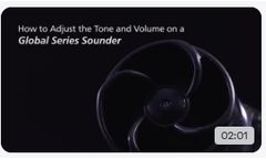 How to Adjust the Volume and Tone on a Federal Signal Global Series Sounder - Video