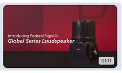 Federal Signal Global Series Loudspeaker Product Demo - Video