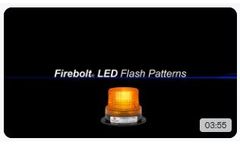 Federal Signal Firebolt LED Beacon Flash Patterns - Video