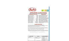 Super Ranger - Model 10 Xtra Kaydets - Premium Granular Mineral Brochure