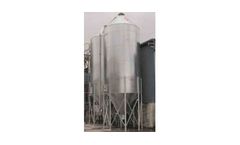 Q MAC - Galvanised Wood Pellet Storage Silos