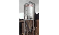 Lewis - Model 6 - 1 X 10 Tonne - Feed Storage Silo with Gravity Flow Side Discharge