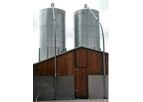 Lewis - Model 2 x 32 Tonne - Poultry Farm Feed Silos