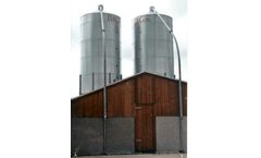 Lewis - Model 2 x 32 Tonne - Poultry Farm Feed Silos