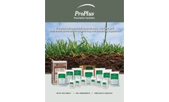 Profile - Model Aqua-pHix - Hydro Formula Acid Blend - Brochure