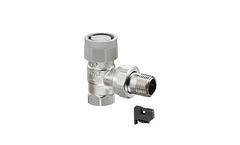 Oventrop - Model AQ / AQH - Thermostatic Valve DN 10, PN 10, Angle , With Sieve