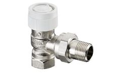 Oventrop - Model AV 9 - Thermostatic Valve, Angle DN 10, Rp ⅜ x R ⅜, PN 10