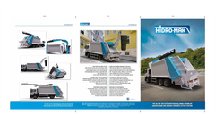 HidroMak - Model V400 - Rear Loading Garbage Compactor with Crane in Rear - Brochure