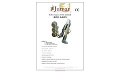 Jumar - Model BCD-6603 - Arm Saw with Discs  - Brochure