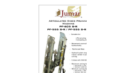 Jumar - Model PF-605 / PF-555 - Articulated Discs Pruning Machine - Brochure