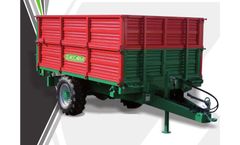 Zaccaria - Model ZAM 50/40 MS - Driving Axle Version Trilateral Tipping Trailer