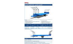 Bonsegna - Model CMB50CIN210 & CMB60CIN250 - 60q Bales Single Axle Transport Trailers Brochure