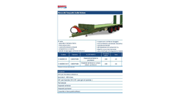 Bonsegna - Model CMB200CIN / R - 200q. Bales Transport Trailers Tridem Brochure