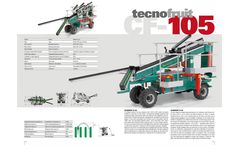 Frumaco - Tecnofruit Model CF 105 - Levelling Fruit Harvest Machine - Brochure