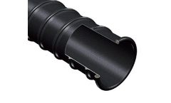 GAP-Plastomere - Model 10 PS-HL - Flexible PVC-Coated Fabric Ducting Spring Steel Wire Covered Wear Strip Profile Hose