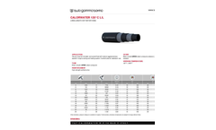 Calorwater - Model 120??C L/L - Long Length Hot Water Hose - Brochure