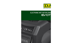 EVOTROΝ - Wet Rotor Electronic Circulators Pump Brochure