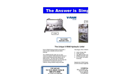 V-RAM - Hydraulic Units Brochure