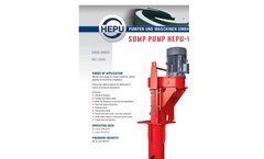 HEPU - Model V - Vertical Solids Pump - Brochure