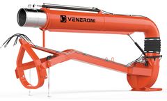 Veneroni - Model ATS - Tractor Driven Centrifugal Pump With Hydraulic Rotation and Telescopic Pipe